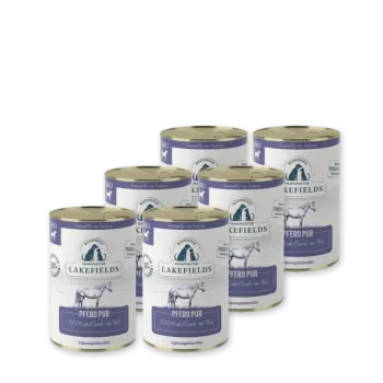 Reinfleisch - 100% Muskelfleisch vom Pferd 6x400g