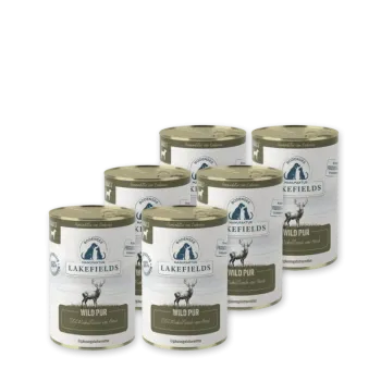 Reinfleisch - Wild 100 % Muskelfleisch vom Hirsch 6x400g