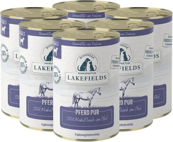 Nassfutter-Menü Pferd Pferd mit Süßkartoffeln, Karotte und Kürbis