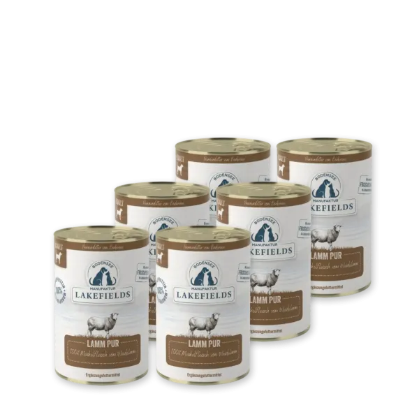 Reinfleisch - 100% Muskelfleisch vom Weidelamm 6x400g